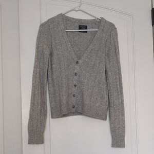 Abercrombie & Fitch Gray Women's Cardigan Sweater
